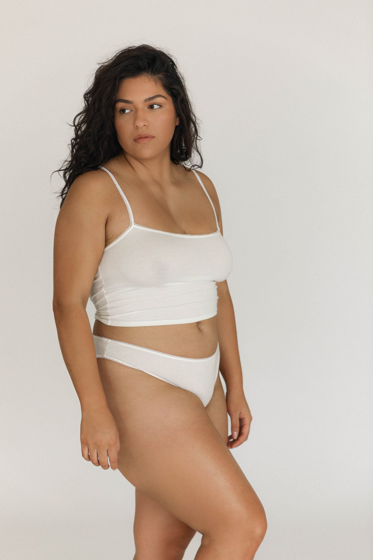 Bamboo Cami / Ivory – The Saltwater Collective