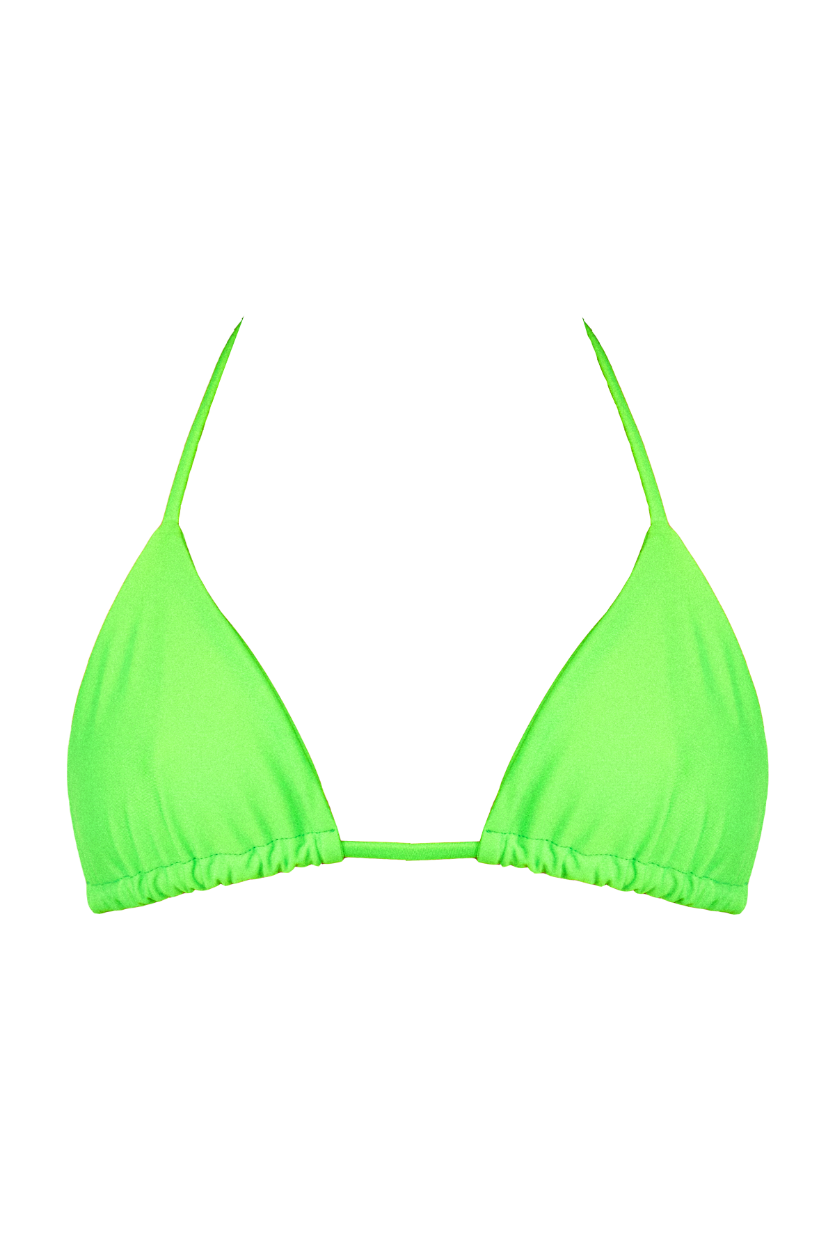 Allana Triangle Top Neon Green The Saltwater Collective
